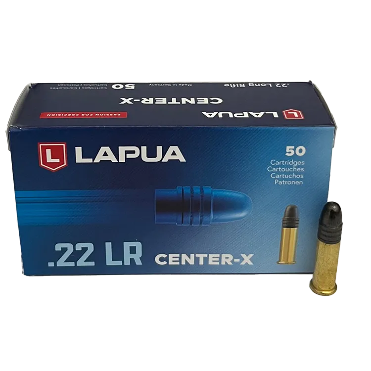 Lapua Ammunition .22 Long Rifle Center-X Rimfire (Box of 50